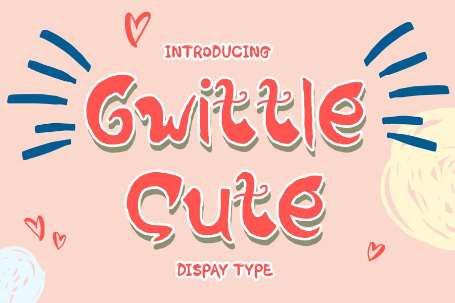 Gwittle Cute Font