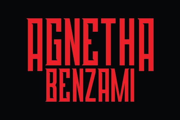 Agnetha Benzami Font
