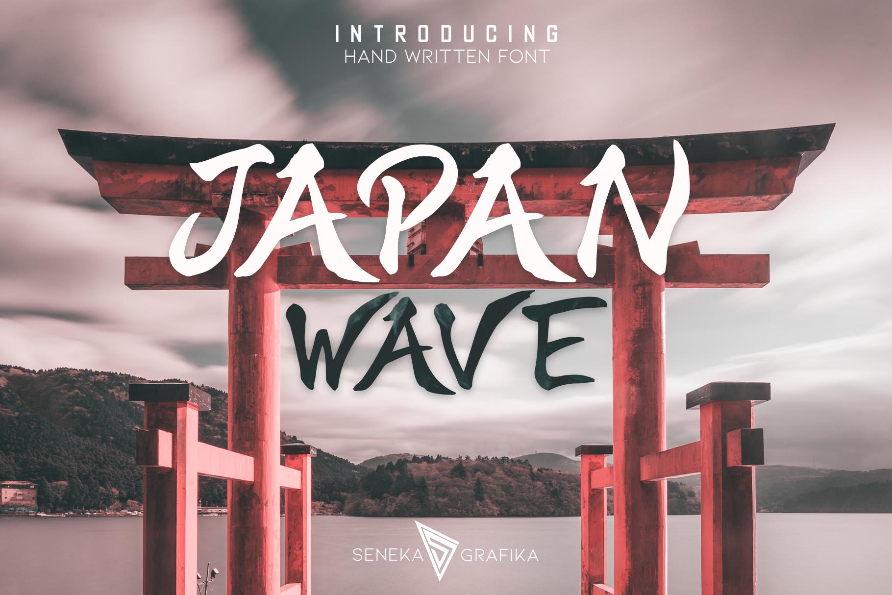 Japan Wave Font