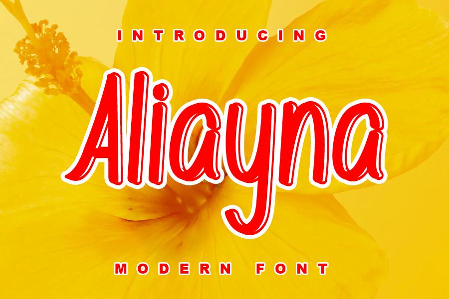 Aliyana Font