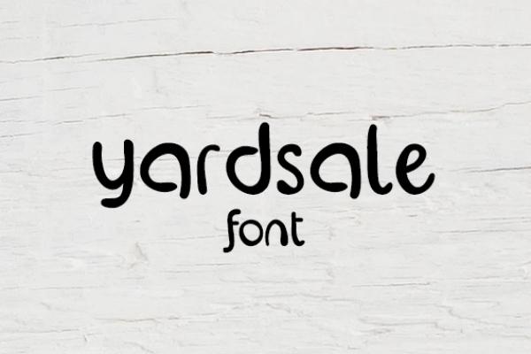 Yardsale Font