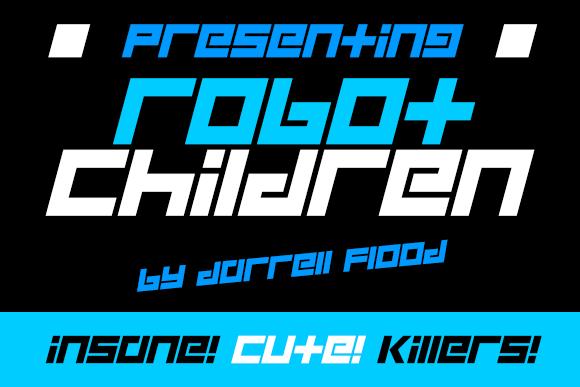 Robot Children Font