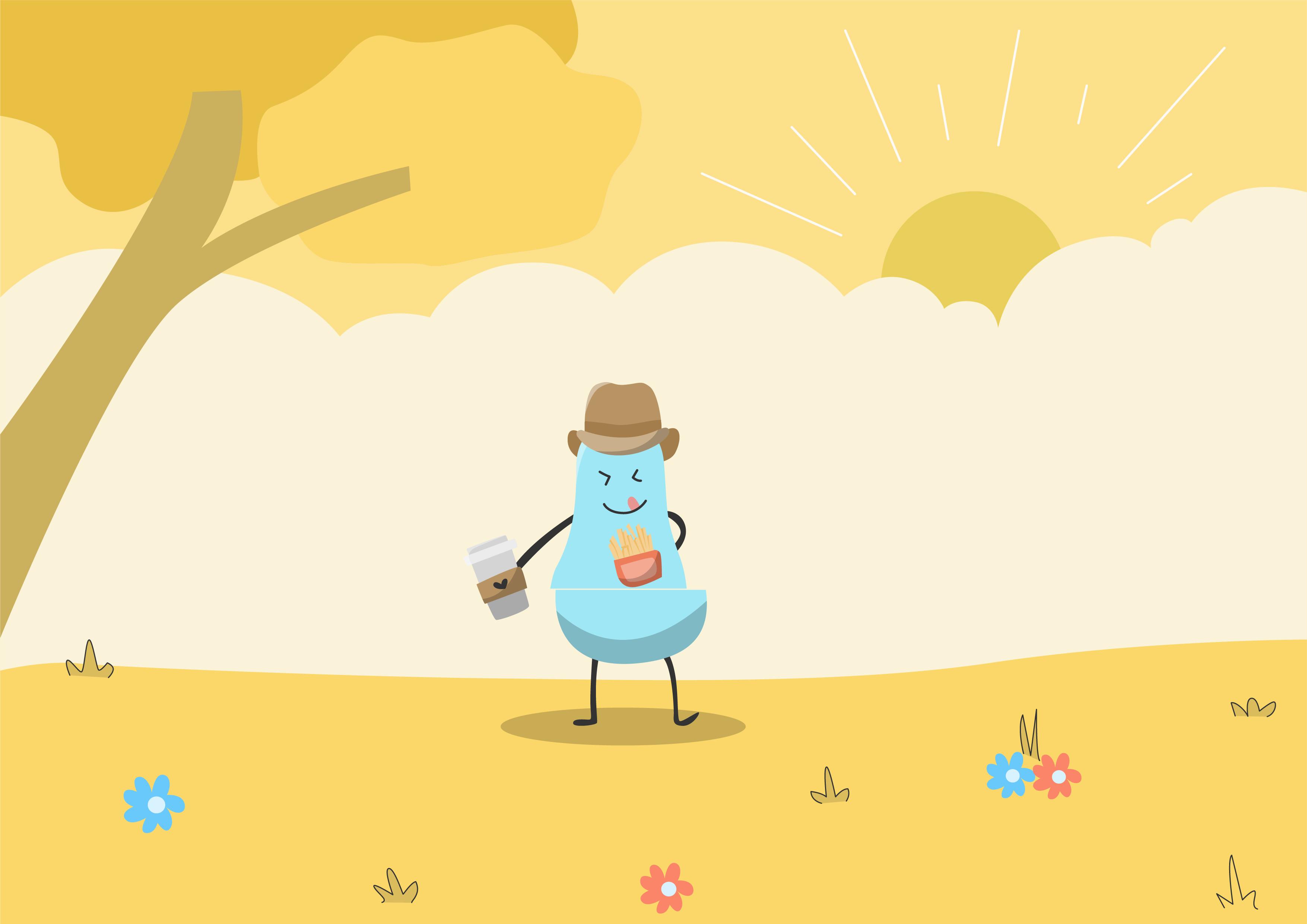 Cute Peanut Dumb Illustration #318