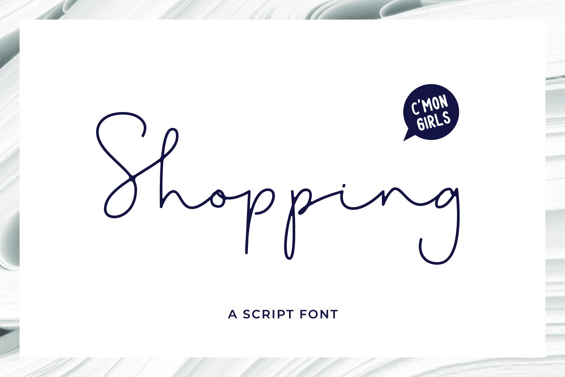 Shopping Font