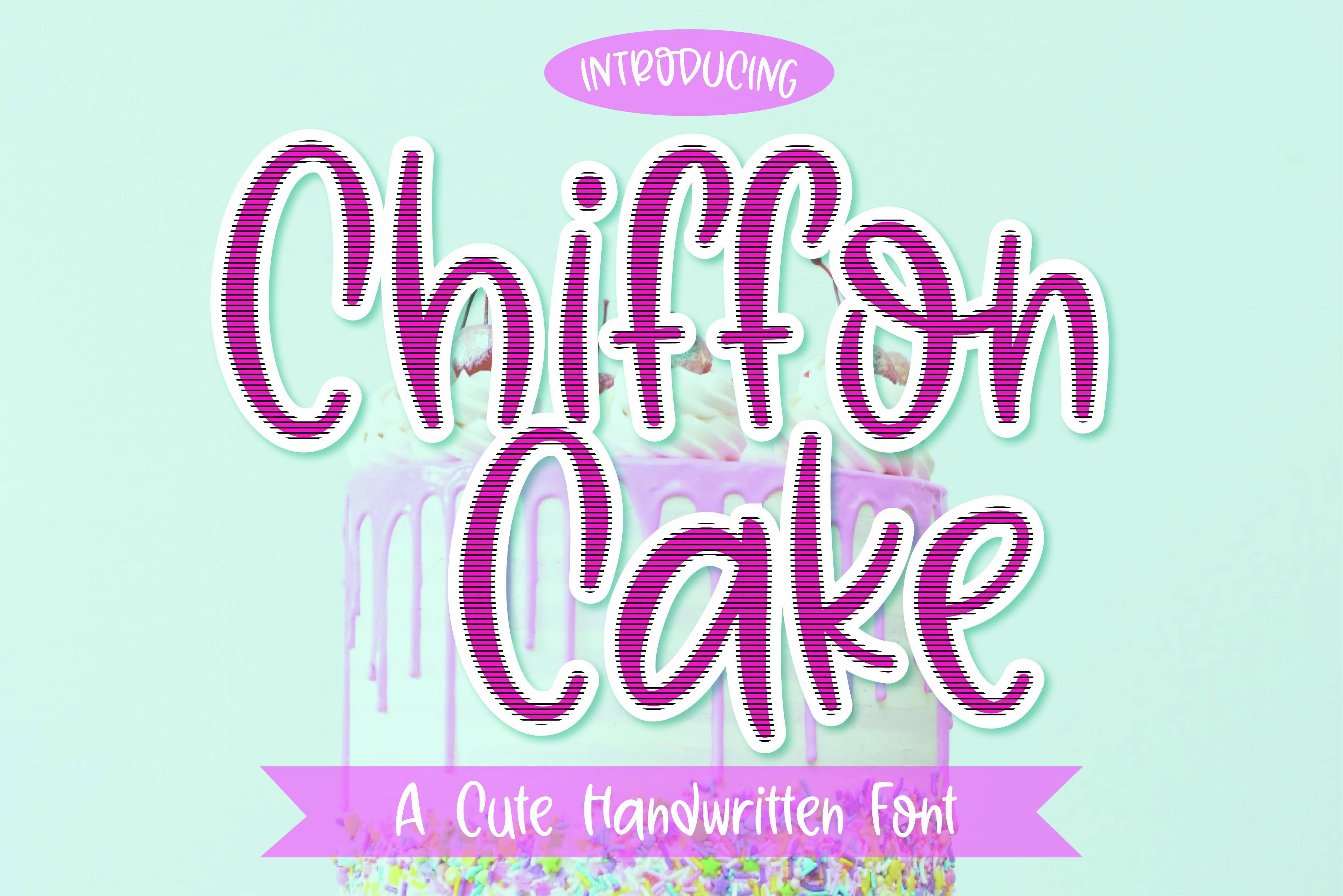 Chiffon Cake Font