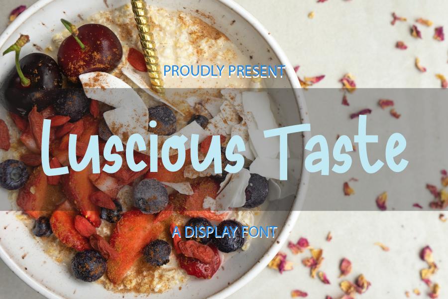Luscious Taste Font