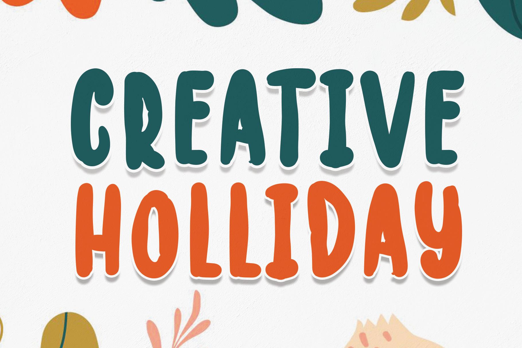 Creative Holiday Font