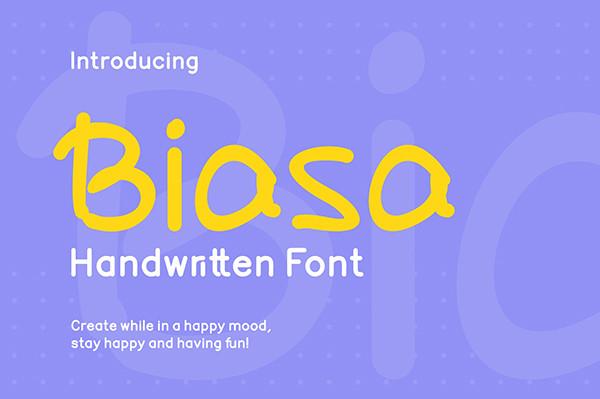 Biasa Font