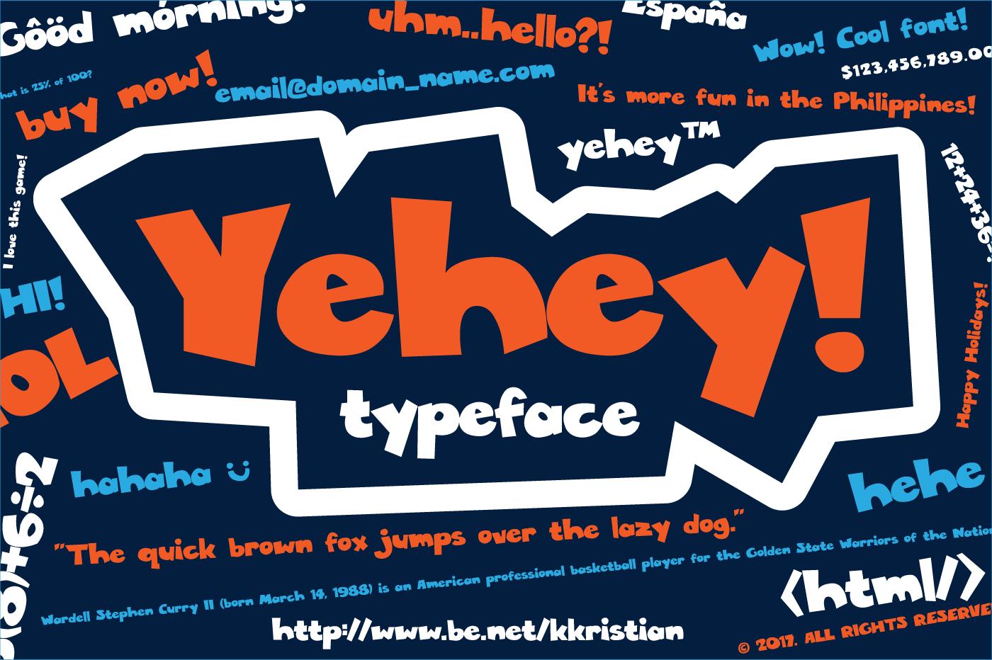 Yehey! Font