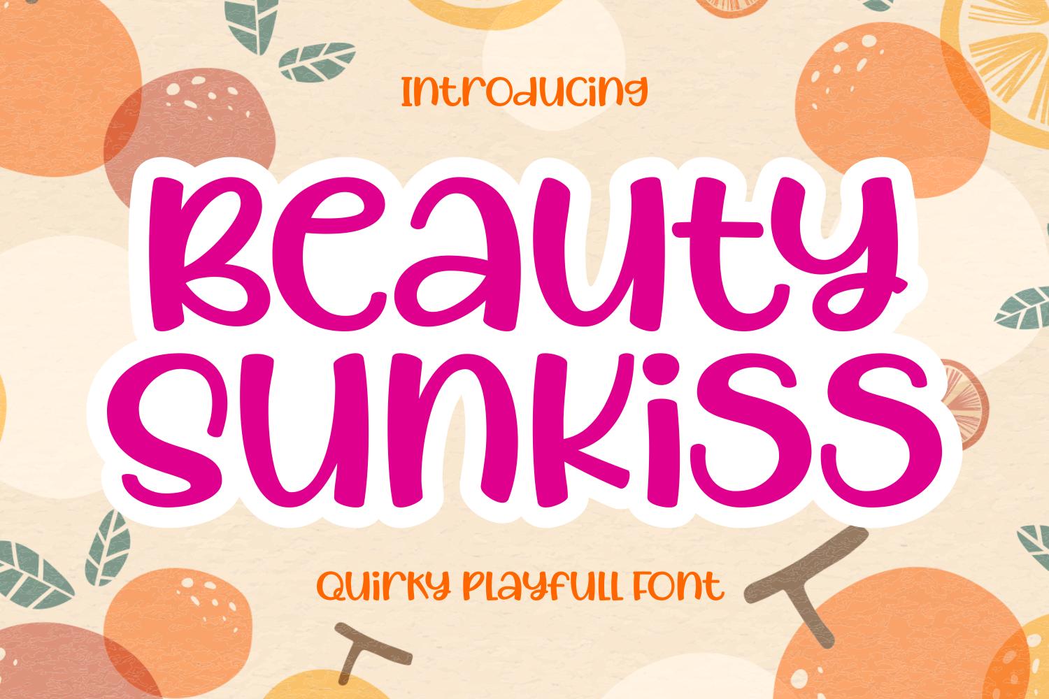 Beauty Sunkiss Font