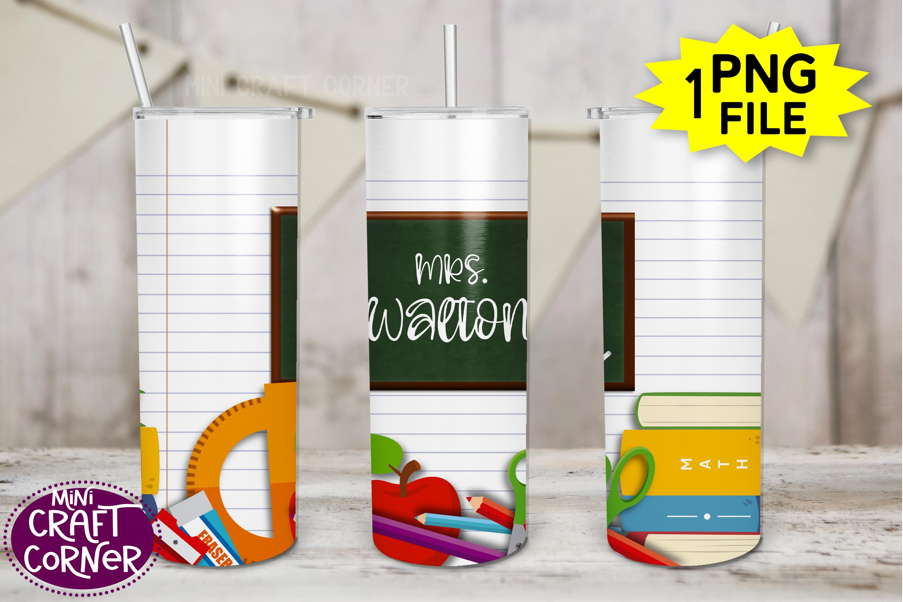 Sublimation Teacher Tumbler Template