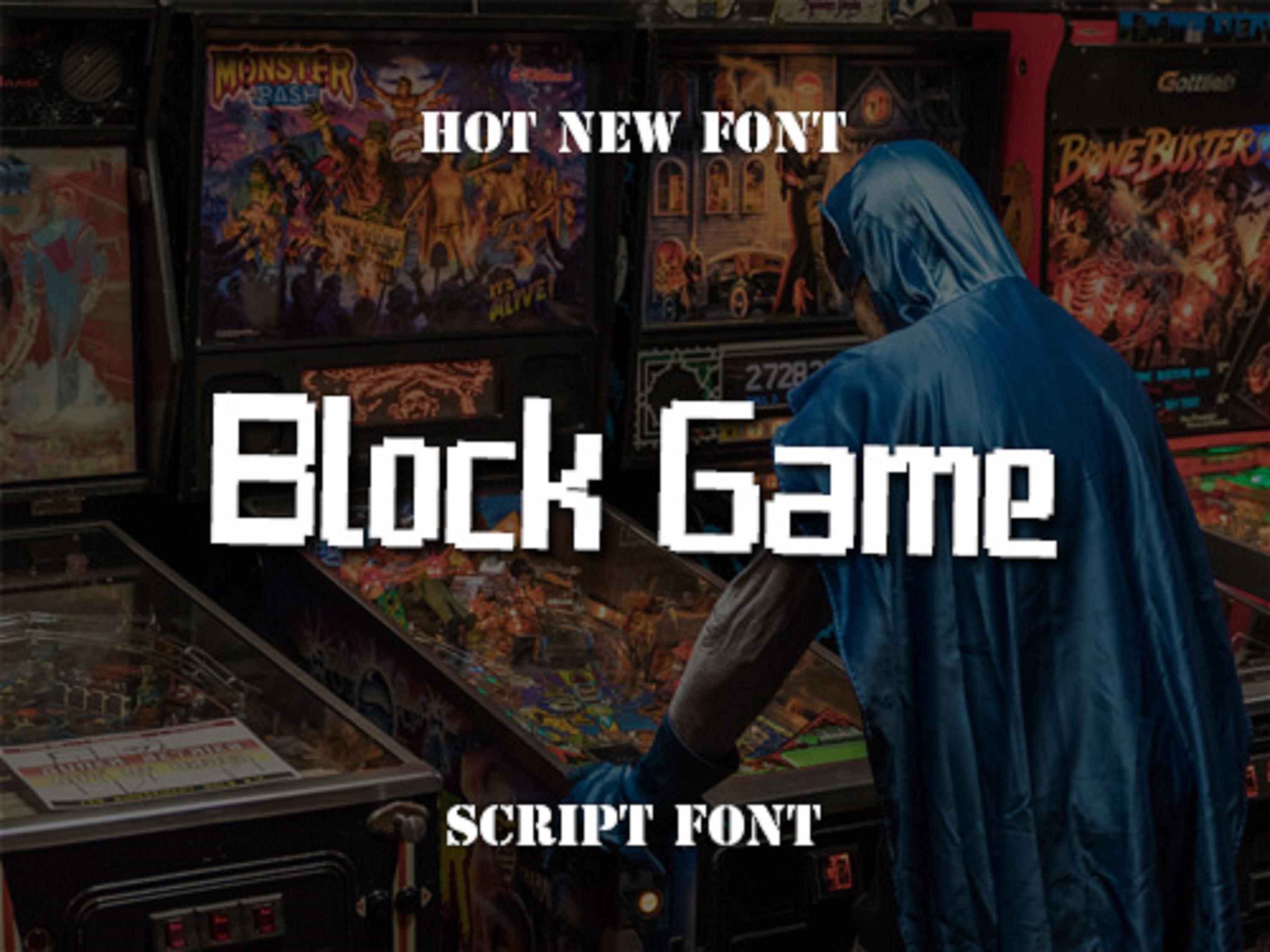 Block Game Font