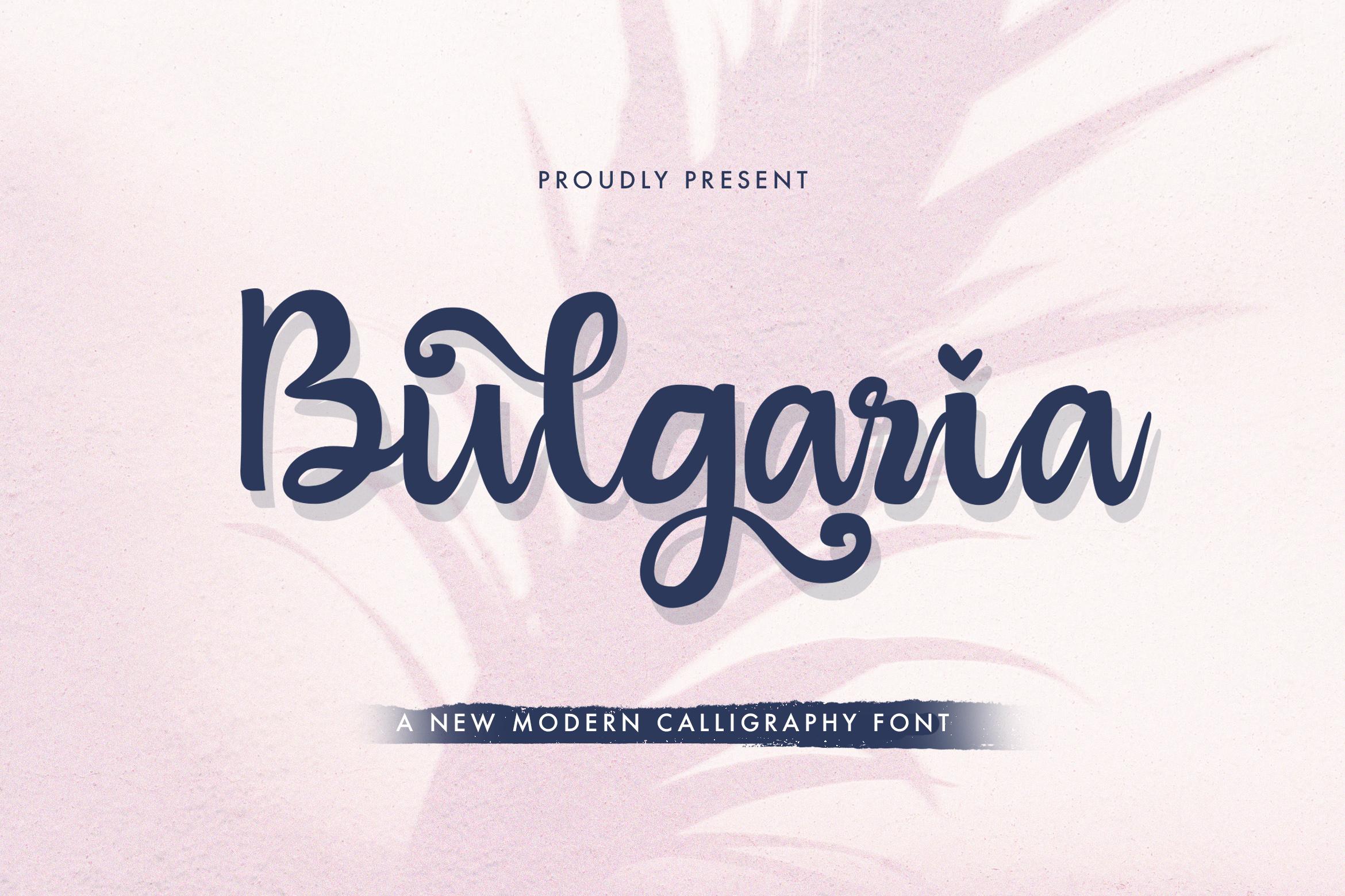 Bulgaria Font