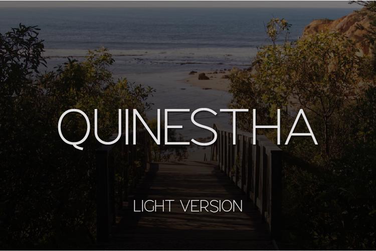 Quinestha Light Font