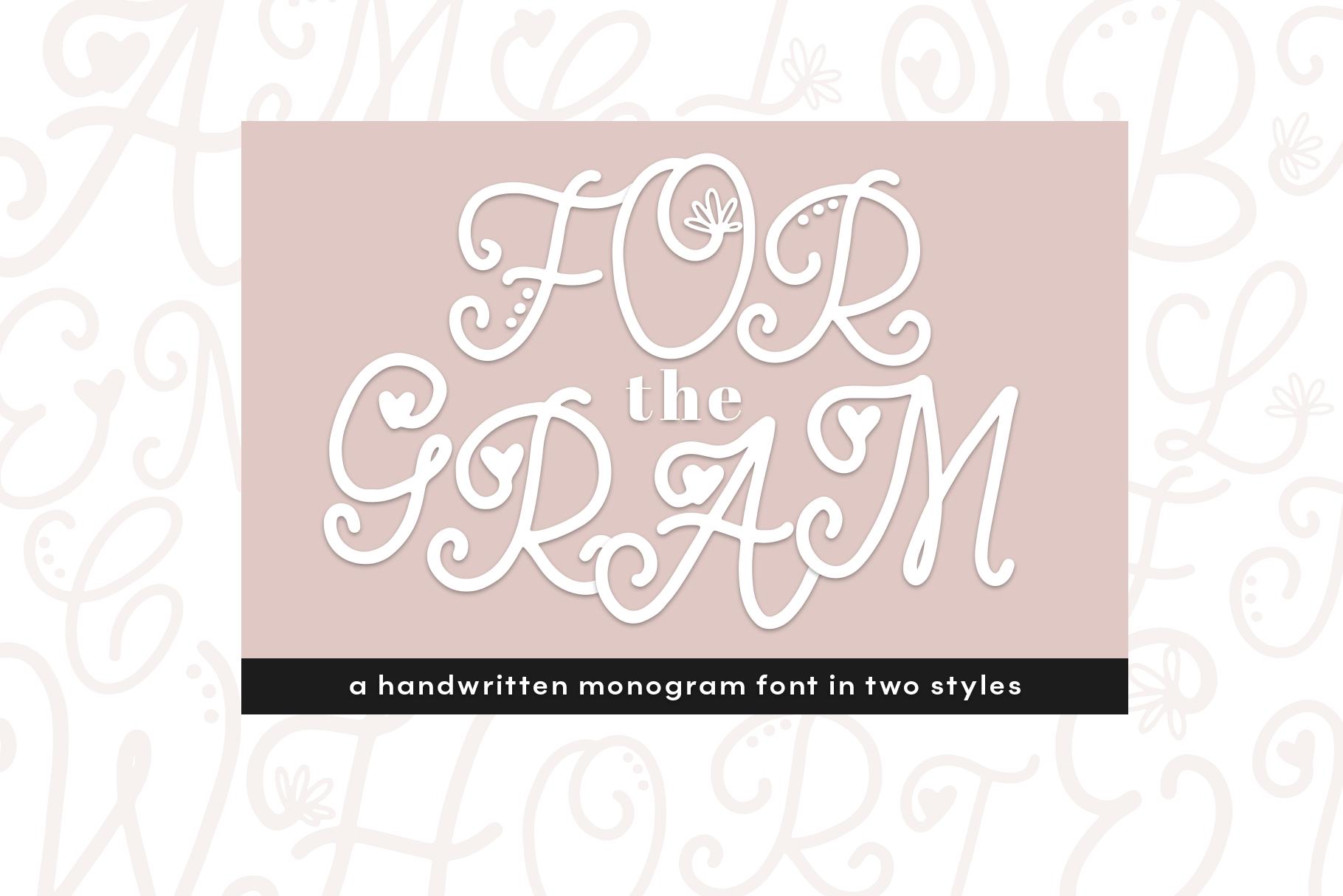 For the Gram Font