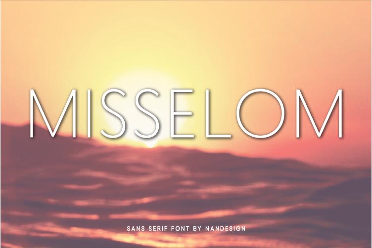 Misselom Font