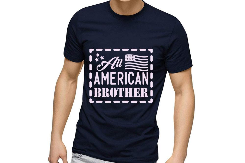 4th July SVG Design, All American Brothe