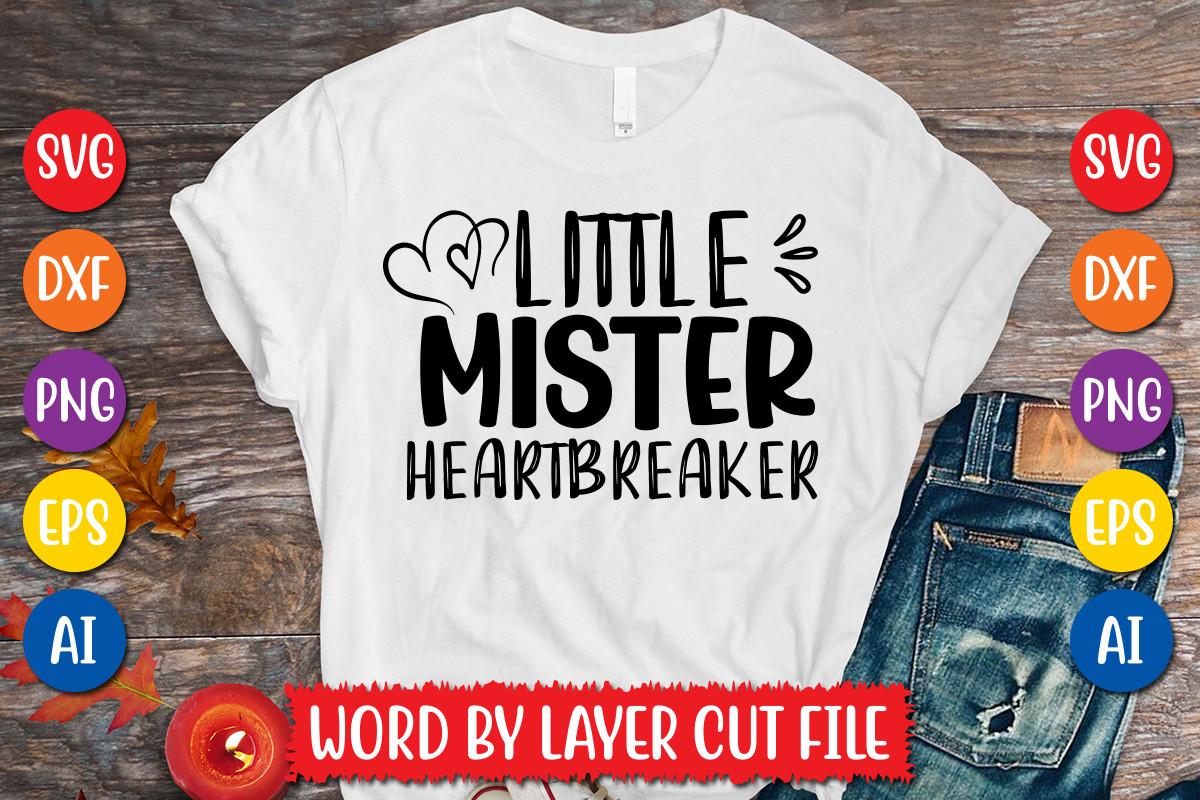 Little Mister Heartbreaker Svg Design