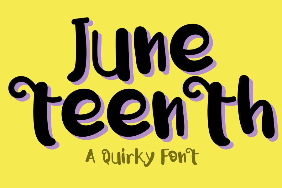 Juneteenth Font