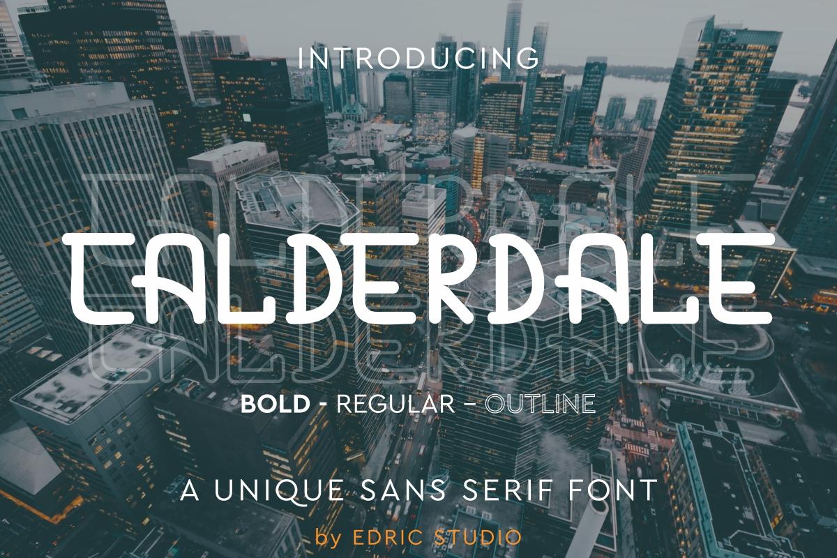 Calderdale Font