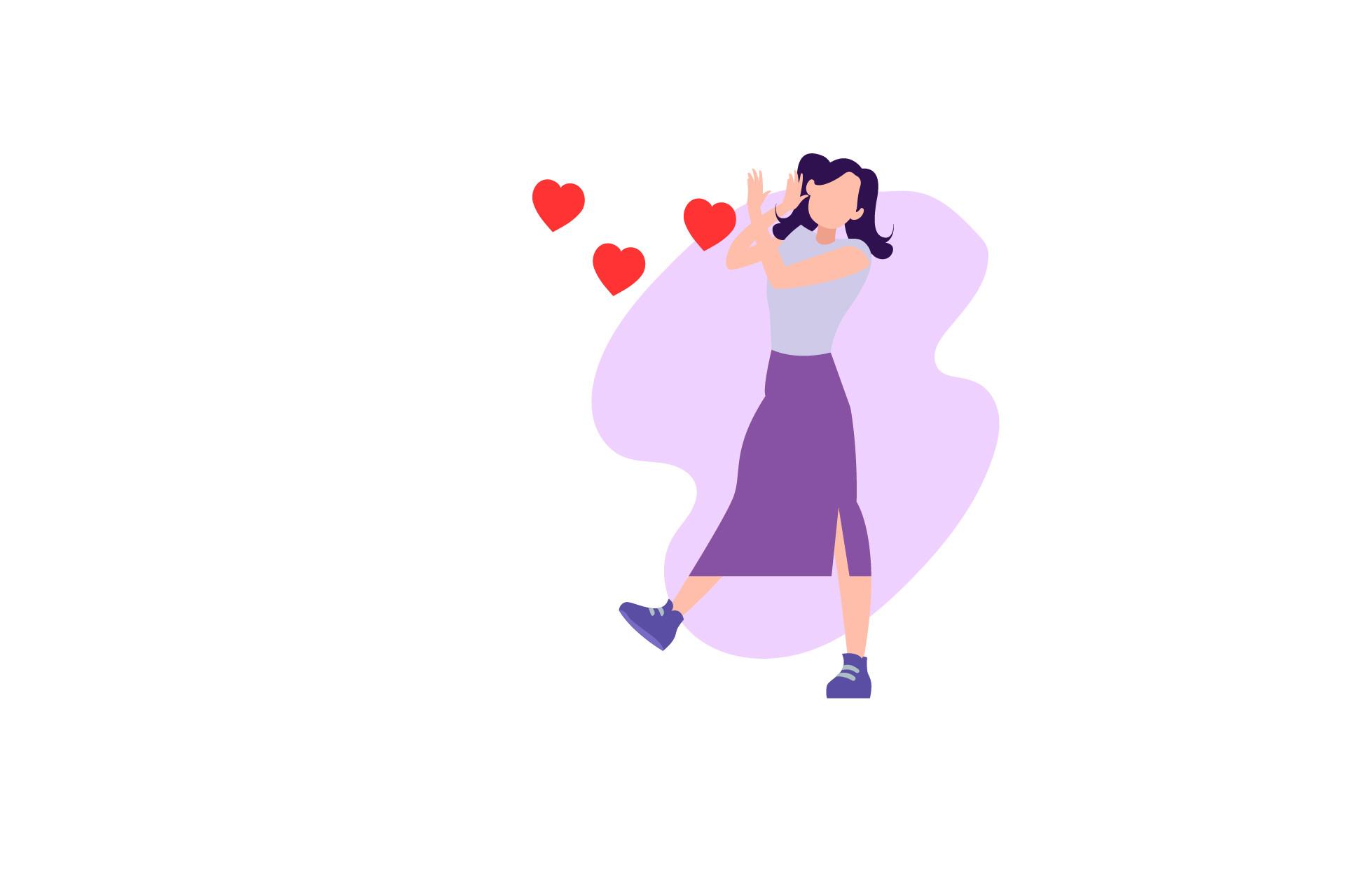 Valentine Character Love Romantic Red