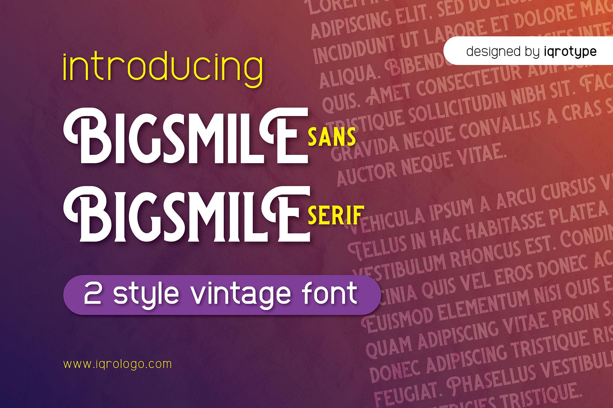 Bigsmile Font