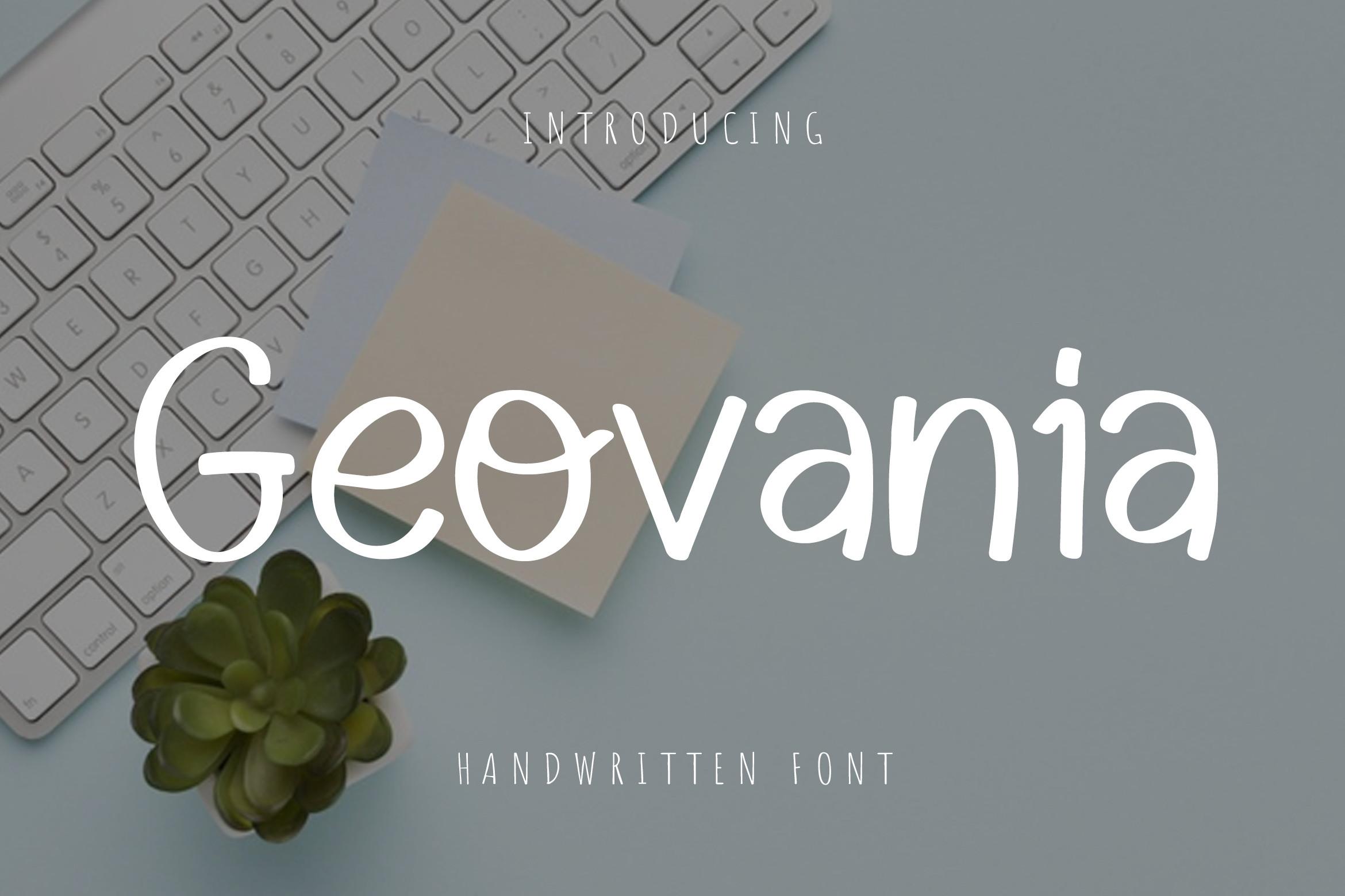 Geovania Font