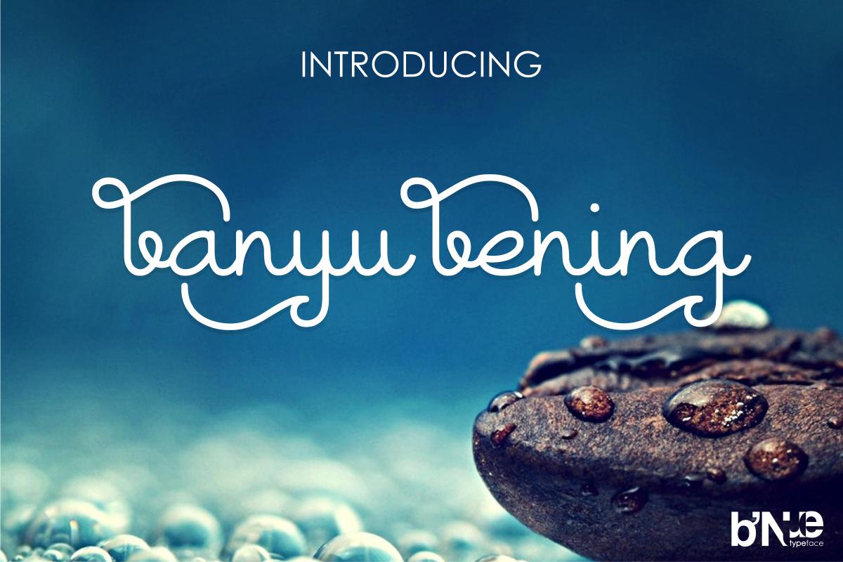 Banyu Bening Font