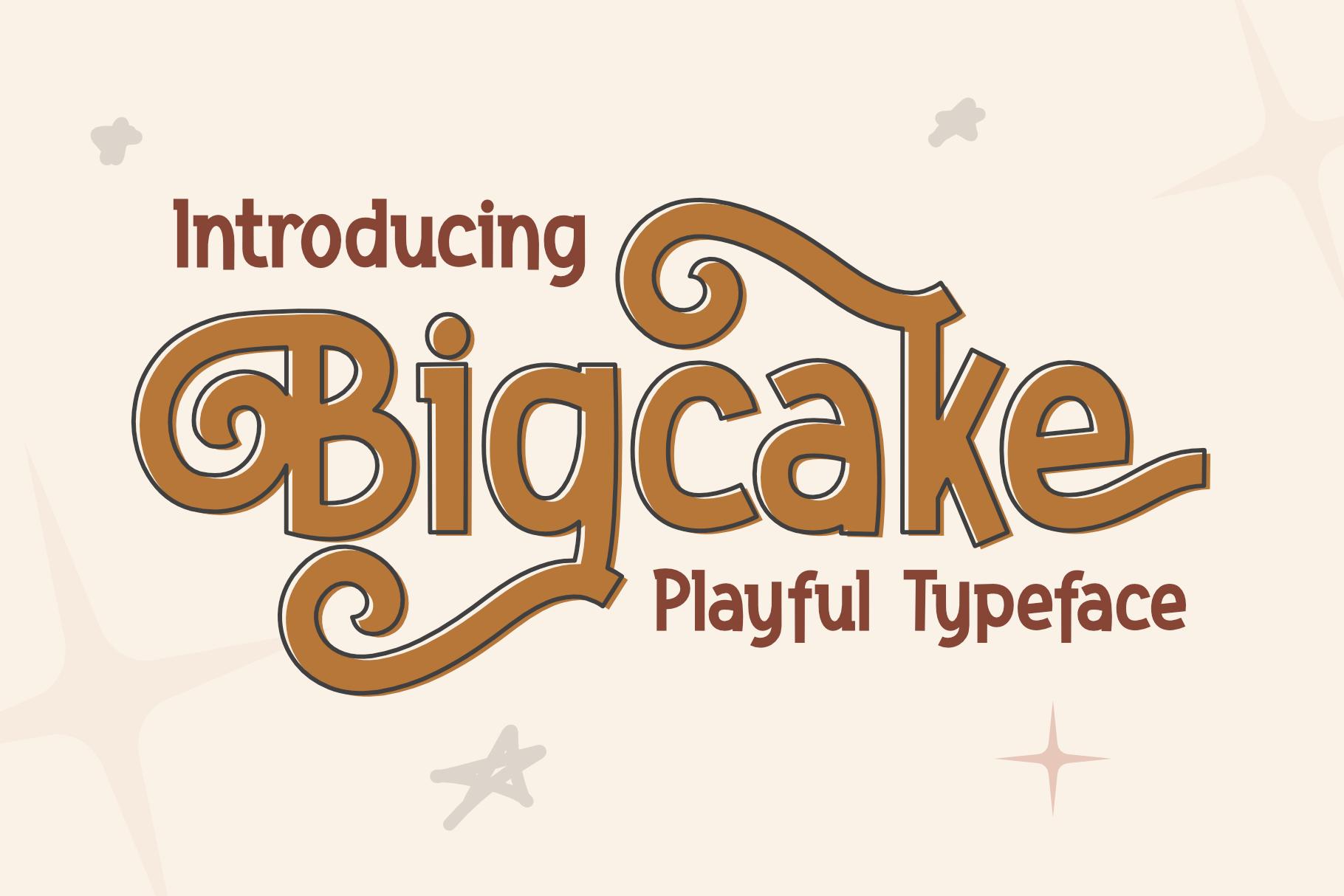 Bigcake Font