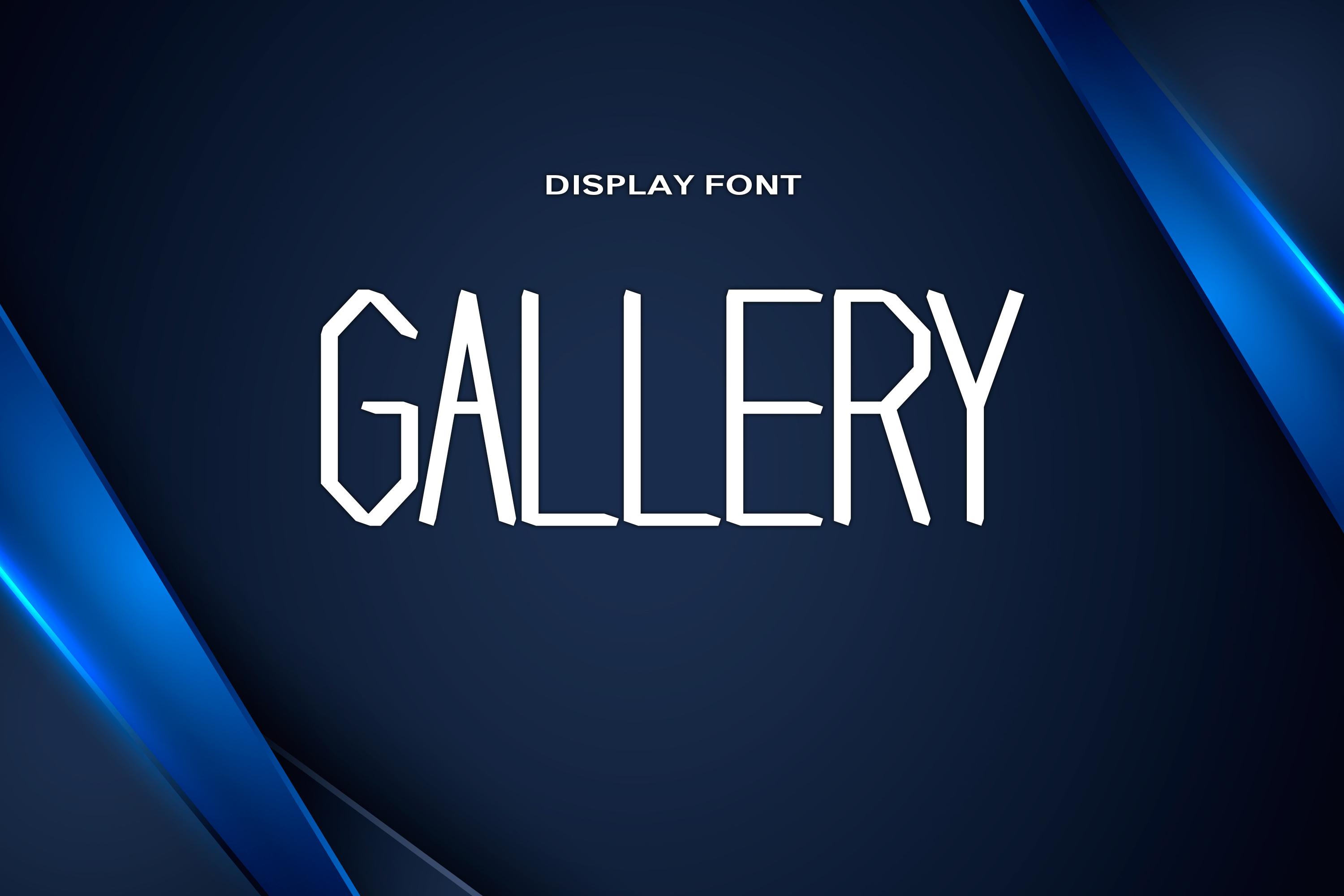 Gallery Font