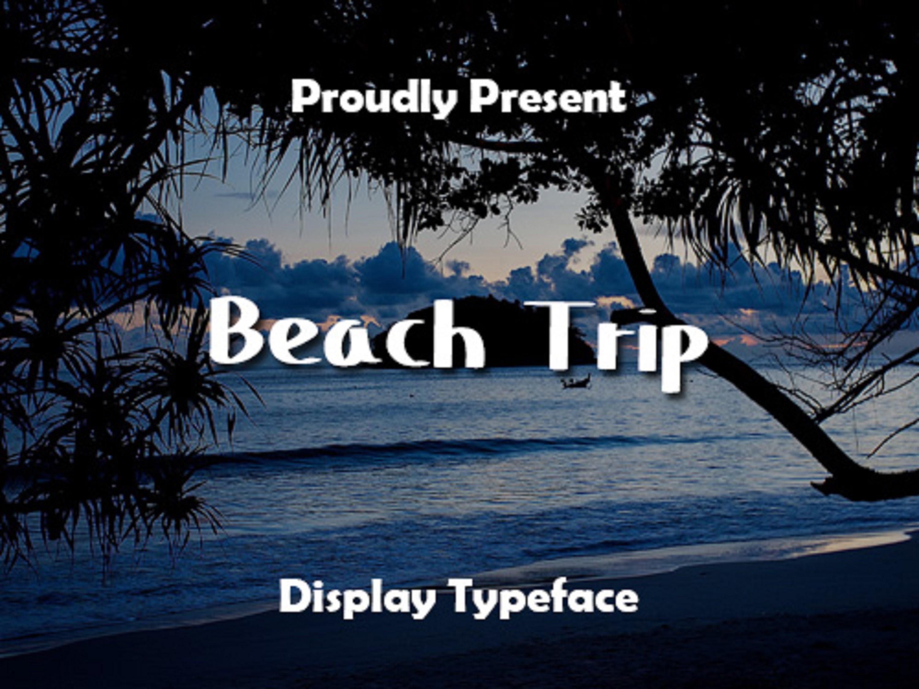 Beach Trip Font