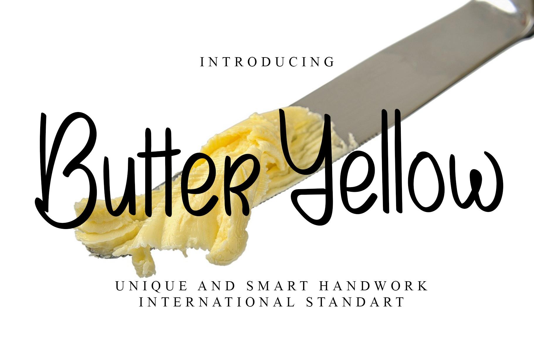 Butter Yellow Font