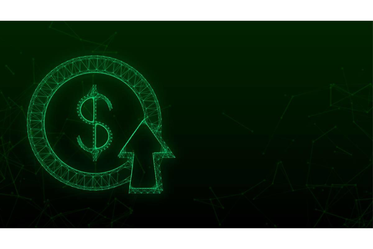 Profit Money or Budget. Cash and Rising