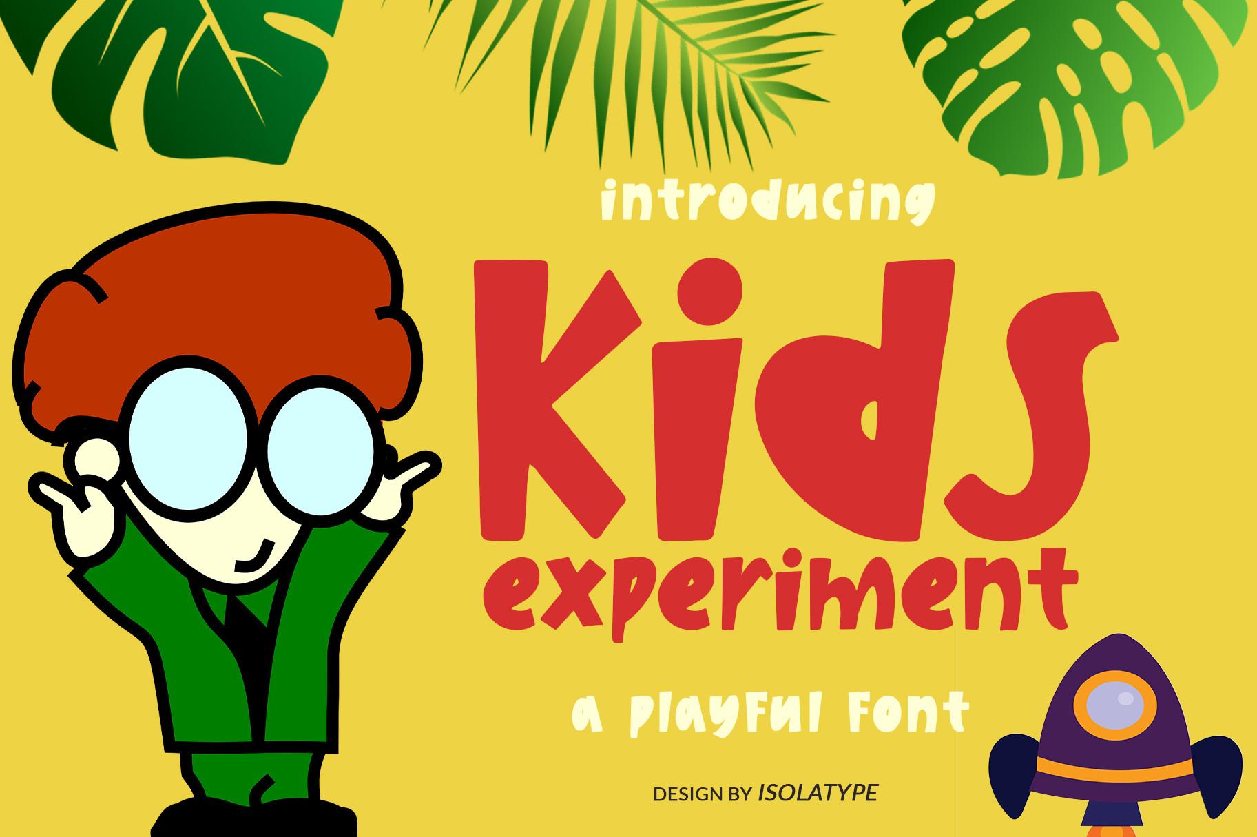 Kids Experiment Font
