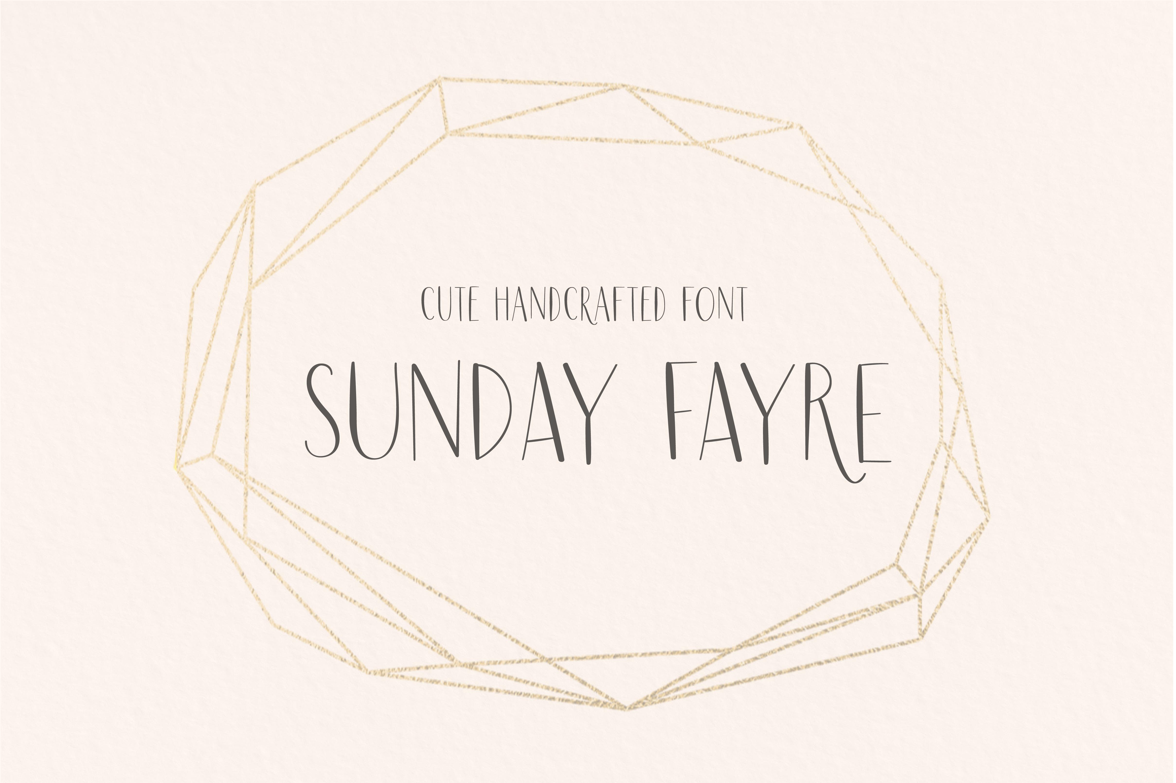 Sunday Fayre Font