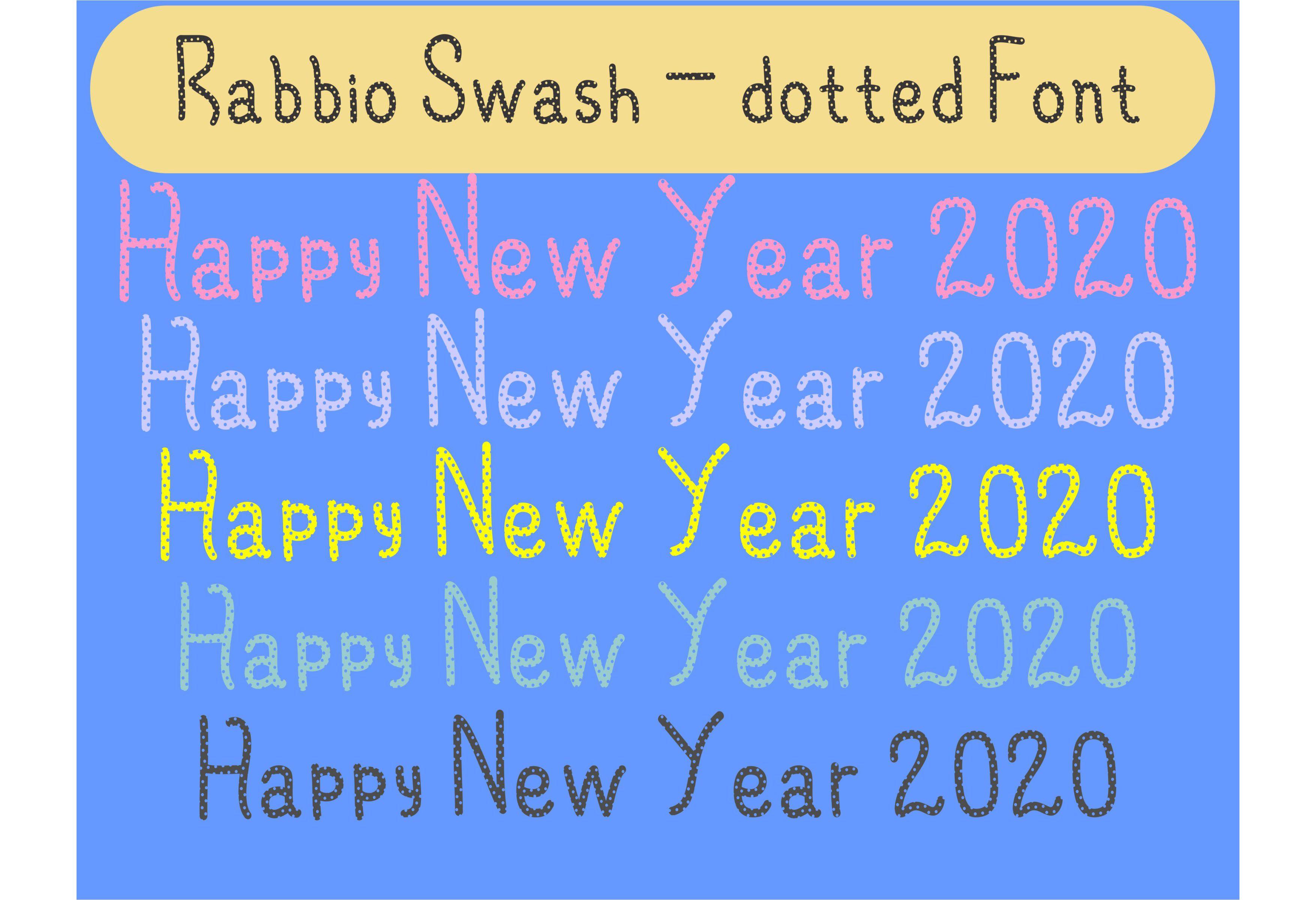 Rabbio Swash Font