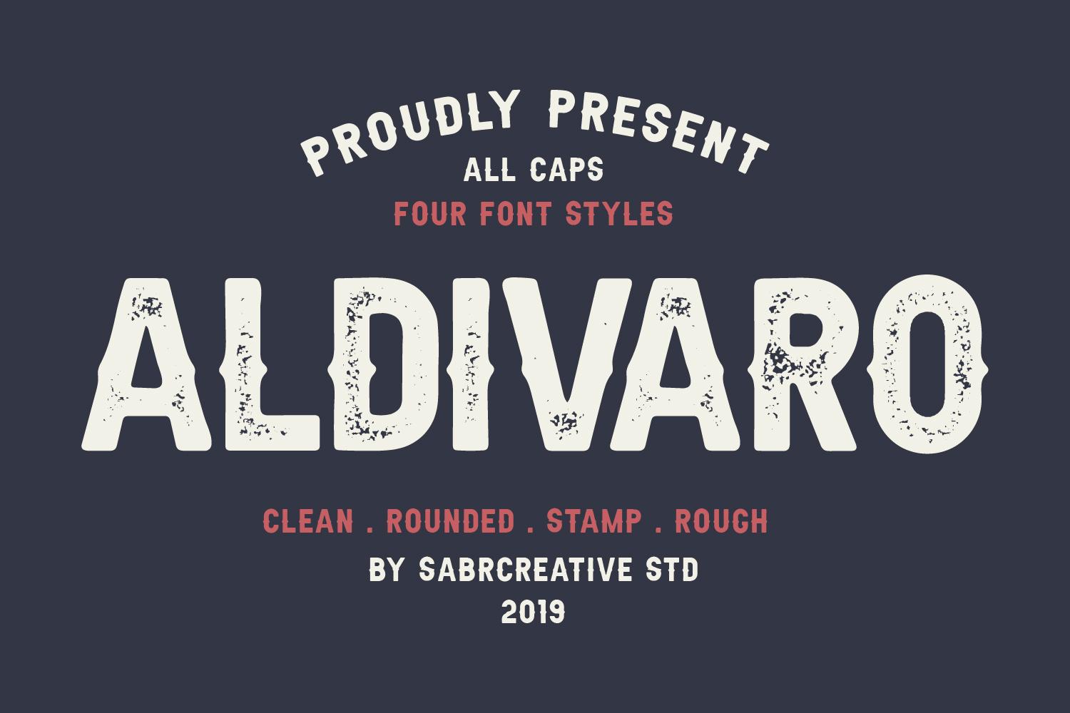 Aldivaro Family Font