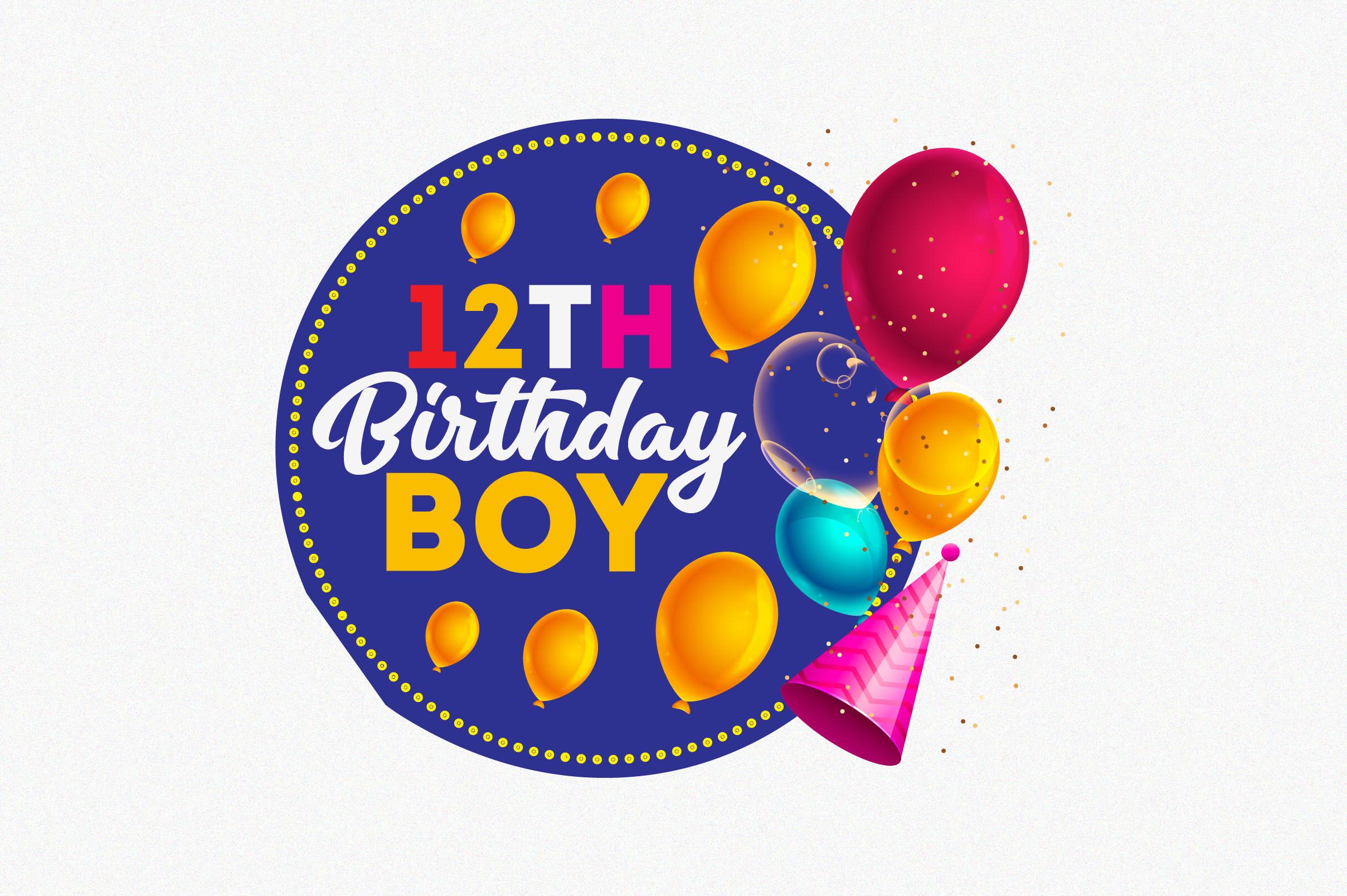 12th Birthday Boy