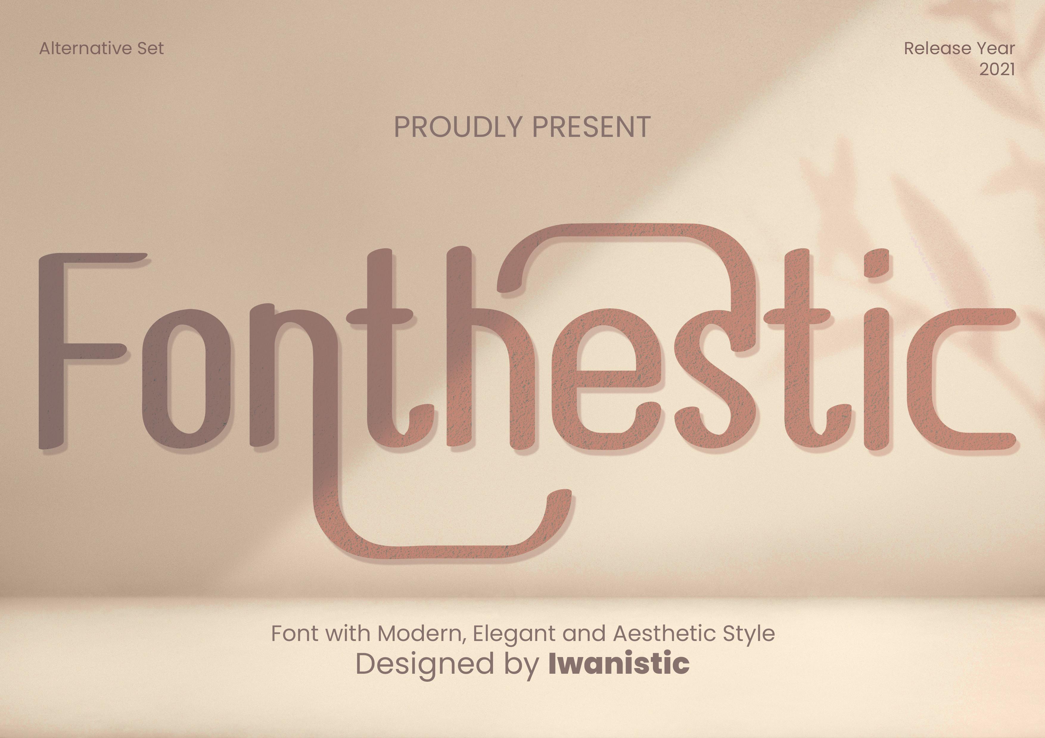 𝗙𝗼𝗻𝘁𝗵𝗲𝘀𝘁𝗶𝗰 Font
