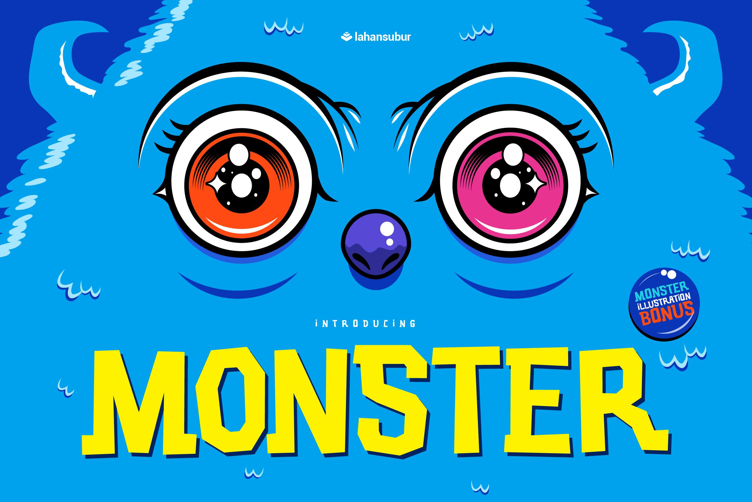 Blue Monster Font