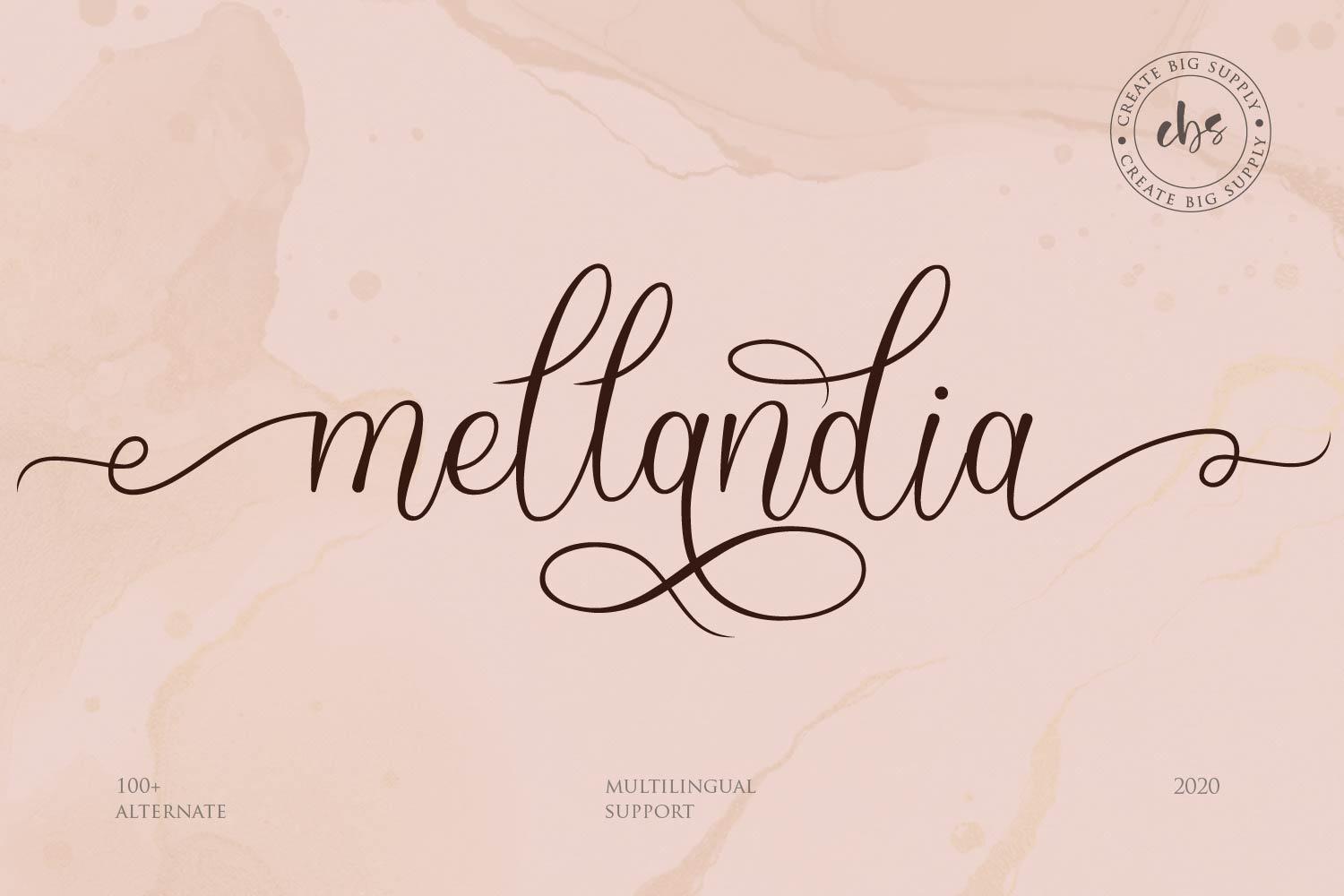 Mellandia Font