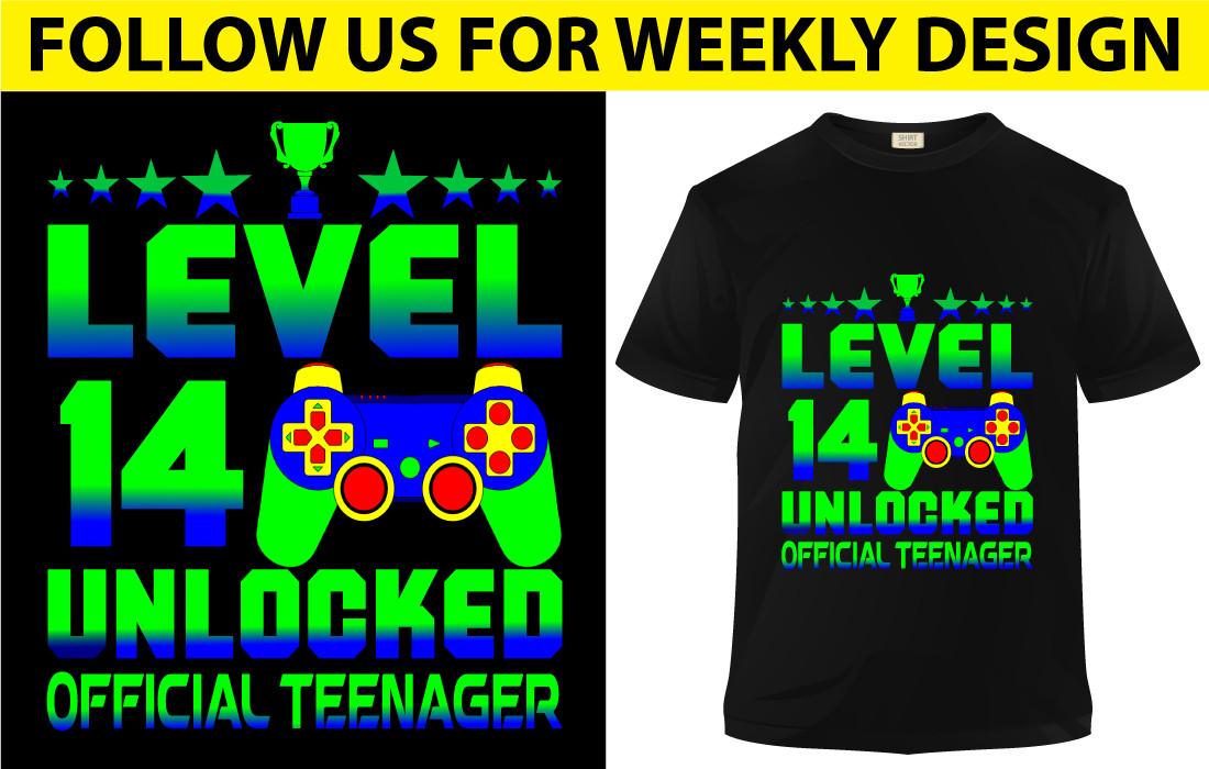 Level Unlocked Official Teenager Shirt