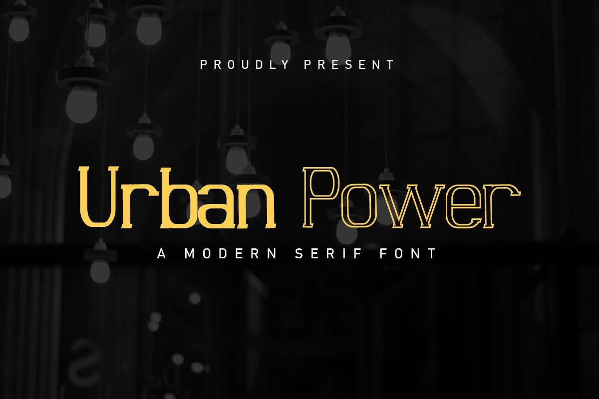 Urban Power Font