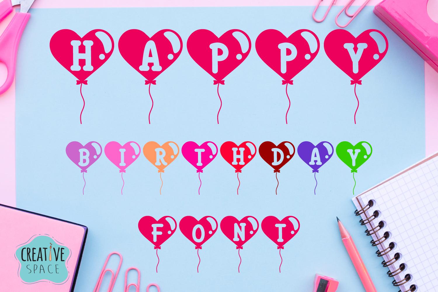 Happy Birthday Font
