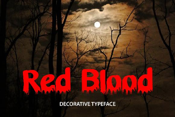 Red Blood Font