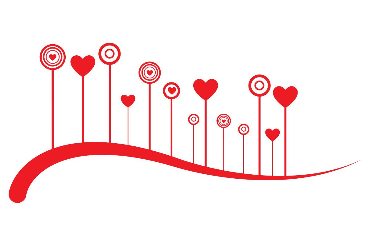 Love Flower Vector