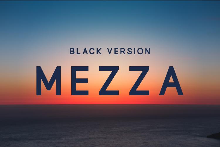 Mezza Black Font