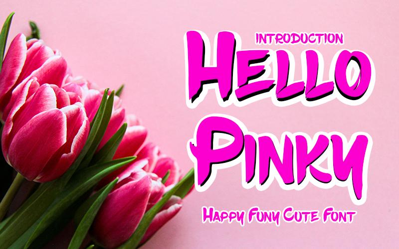 Hello Pinky Font
