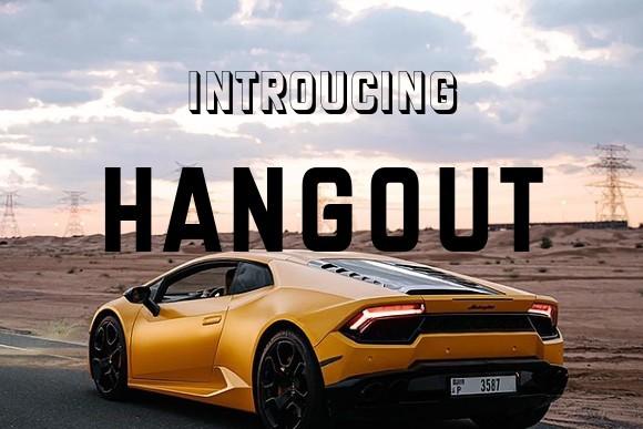 Hangout Font