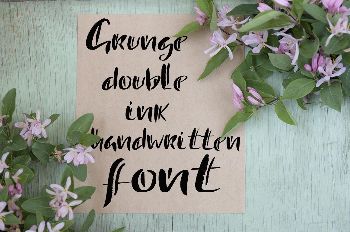 Double Ink Font